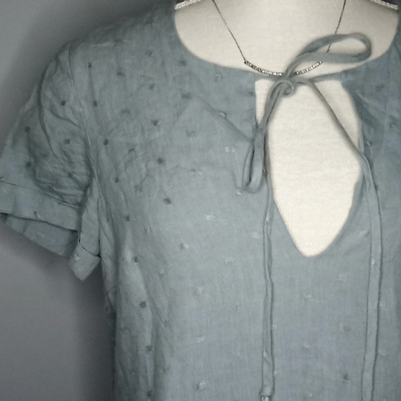 Tularosa | Linen Tassle Mini Dress - Picture 4 of 11